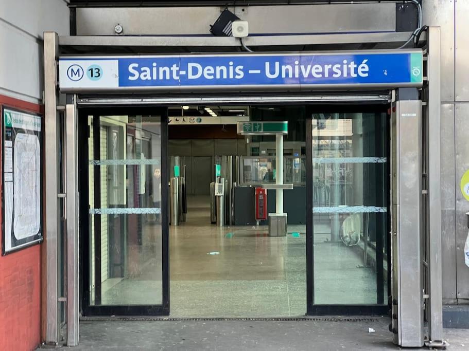 Charmante Studio Ligne 13 Tram 5 Saint Denis 피에르피트 쉬르 센 외부 사진